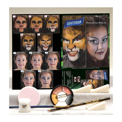 Graftobian Make-Up Company Cat Makeup Kit Gray