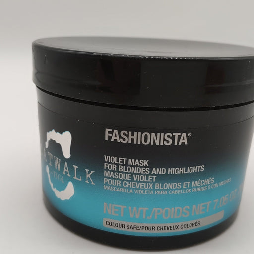 VIP Extensions TIGI Catwalk Fashionista Violet Mask for Blondes & Highlights 7.05 oz Hair Mask Black
