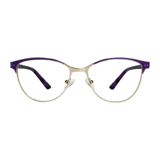 eyekeeper.com Cateye LX19009 Rx Eyeglasses Dark Slate Gray Black,Purple,Red