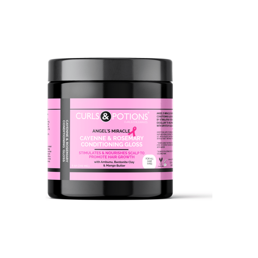 Curls & Potions Angel's Miracle Cayenne & Rosemary Conditioning Gloss Stylers Dark Slate Gray