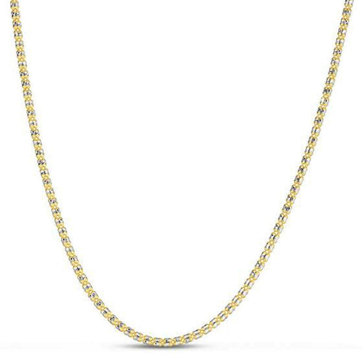 Bids.com Ice Barrel Chain in 14k Yellow Gold (2.70 mm) Necklaces White Smoke 18 / Yellow Gold,20 / Yellow Gold,24 / Yellow Gold