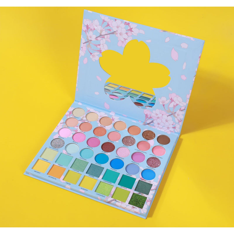 Prolux Cosmetics Cherry Blossom Eyeshadow Palette Eyeshadow Palette Goldenrod