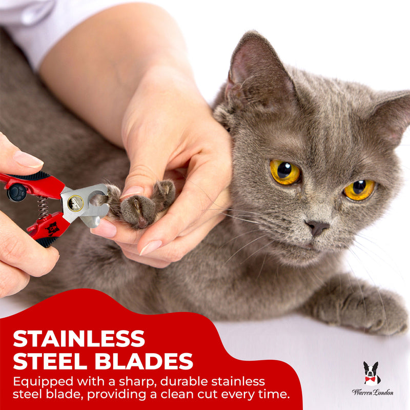 Warren London Nail Clippers for Cats Nail Clippers White Smoke