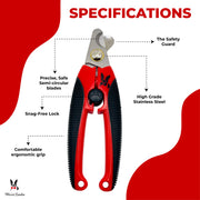 Warren London Nail Clippers for Dogs Nail Clippers White Smoke