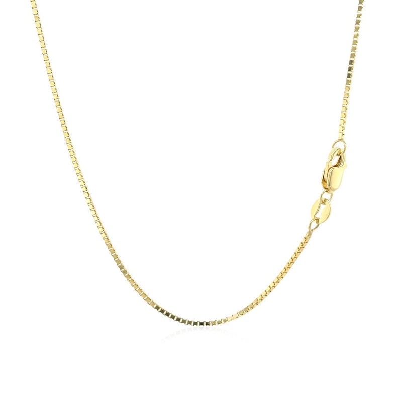 Bids.com 10k Yellow Gold Classic Box Chain 1.0mm Necklaces White Smoke 16 / Yellow Gold,18 / Yellow Gold,20 / Yellow Gold,22 / Yellow Gold,24 / Yellow Gold,30 / Yellow Gold,One / Yellow Gold