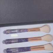 ZAQ Skin & Body Gemstone Make Up Brushes Make Up Dim Gray Amethyst