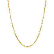 Bids.com 14k Yellow Gold Diamond Cut Cable Link Chain 1.8mm Necklaces White Smoke 16 / Yellow Gold,18 / Yellow Gold,20 / Yellow Gold,22 / Yellow Gold,24 / Yellow Gold,30 / Yellow Gold