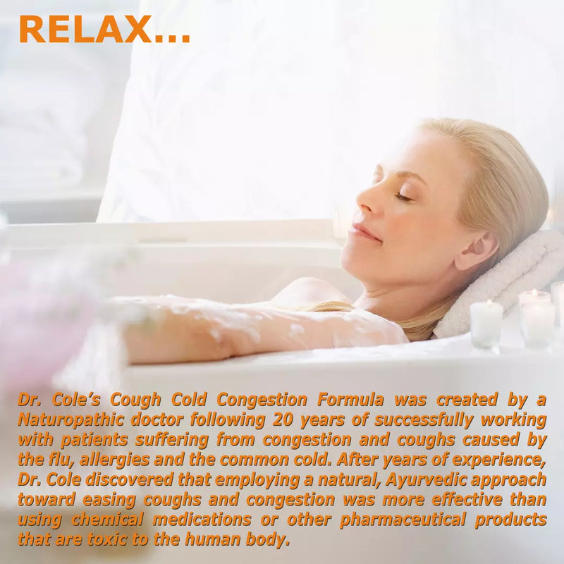 28 - Dr. Cole's Organic Cough Cold Congestion Bath Salts