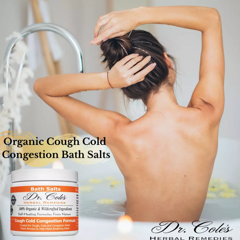 28 - Dr. Cole's Organic Cough Cold Congestion Bath Salts