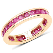 Bids.com 1.95 Carat Genuine Ruby 14K Yellow Gold Ring Rings White Smoke size 7.00