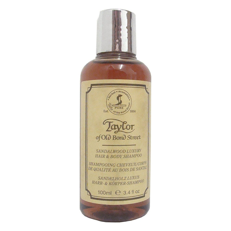 Taylor Of Old Bond Street Taylor of Old Bond Street Sandalwood Luxury Hair & Body Shampoo 100 ml Shampoo Rosy Brown