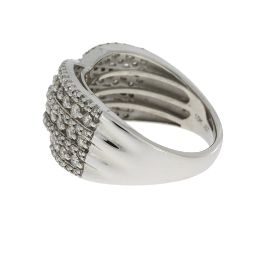 Bids.com 1.00ct Diamond Ring 10KT White Gold Rings White Smoke 7.0