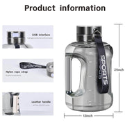 SmartPursue™ Portable Hydrogen Water Bottle 1.5L Rich Molecular Hydrogen Water Bottle White Smoke Pink,Green,Grey,white,Blue,Light Green