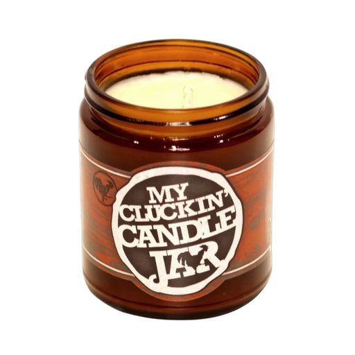 My Cluck Hut Cedar Orange | My Cluckin’ Candle Jar Candles White Smoke