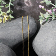Bids.com 14k Yellow Gold Diamond Cut Rolo Chain 1.1mm Necklaces Gray 16 / Yellow Gold,18 / Yellow Gold,20 / Yellow Gold
