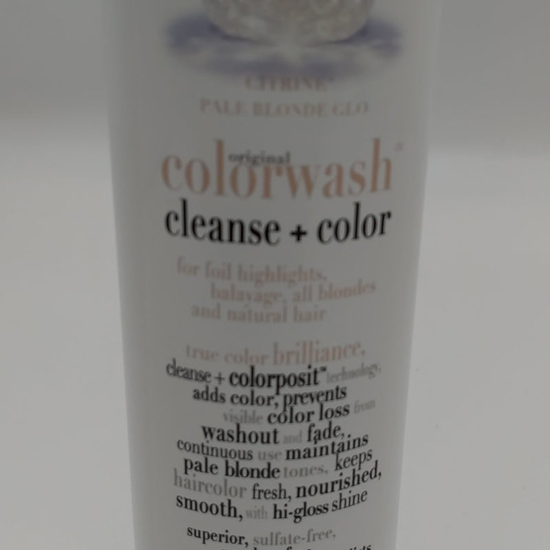 VIP Extensions Celeb Luxury Gem Lites Citrine Pale Blonde Glo, 8.25 oz Shampoo Dark Gray
