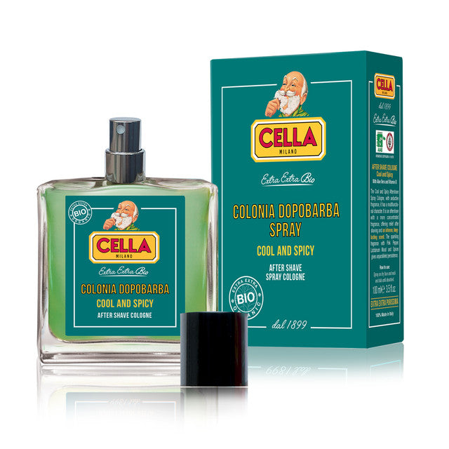 Cella Cella Cool and Spicy After Shave Spray Cologne 100ml Aftershave White Smoke