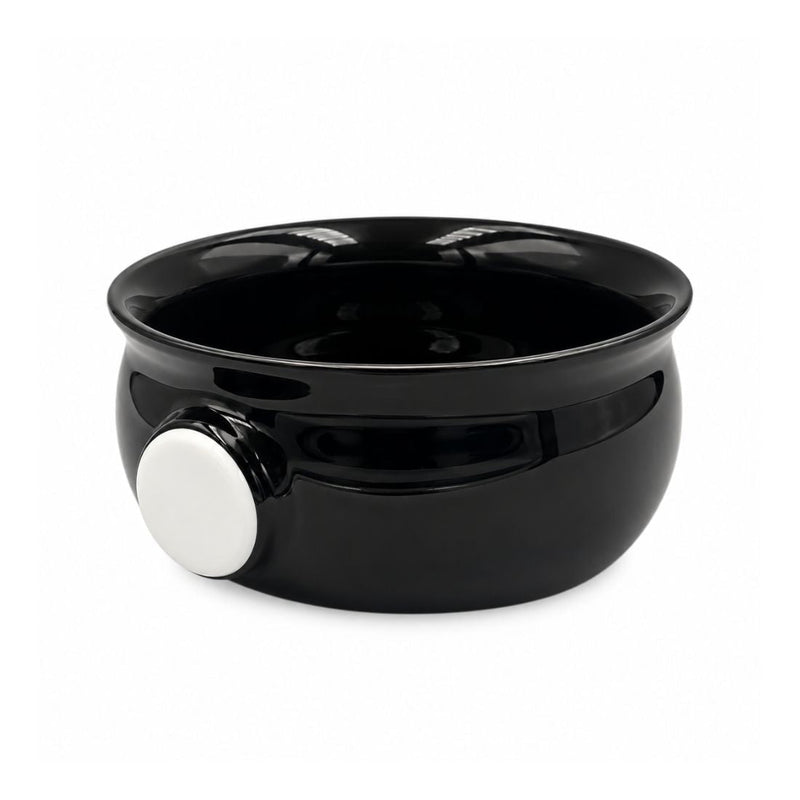 Shave Essentials Ceramic Lather Bowl Shaving Bowls & Mugs Black BLACK