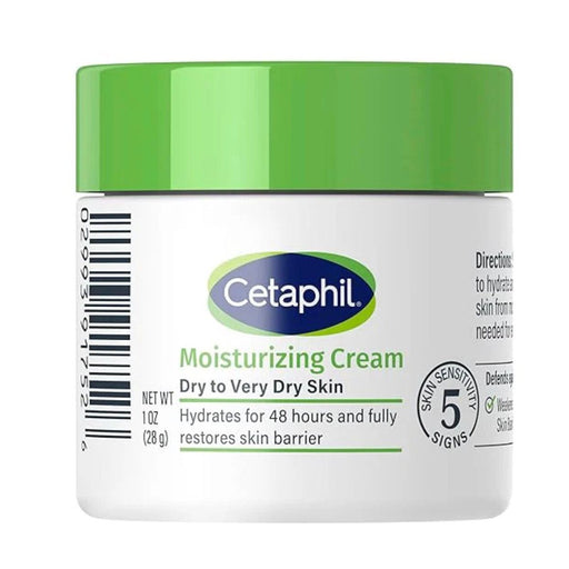 VIP Extensions Cetaphil Moisturizing Cream for Dry & Sensitive Skin, Fragrance Free Body Moisturizer White Smoke