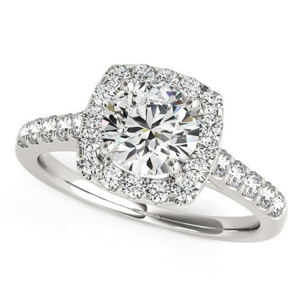 Bids.com Square Shape Halo Diamond Engagement Ring in 14k White Gold (1 1/2 cttw) Rings White Smoke 3 / White Gold,3.5 / White Gold,4 / White Gold,4.5 / White Gold,5 / White Gold,5.5 / White Gold,6 / White Gold,6.5 / White Gold,7 / White Gold,7.5 / White Gold,8 / White Gold,8.5 / White Gold,9 / White Gold