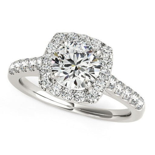 Bids.com Square Shape Halo Diamond Engagement Ring in 14k White Gold (1 1/2 cttw) Rings White Smoke 3 / White Gold,3.5 / White Gold,4 / White Gold,4.5 / White Gold,5 / White Gold,5.5 / White Gold,6 / White Gold,6.5 / White Gold,7 / White Gold,7.5 / White Gold,8 / White Gold,8.5 / White Gold,9 / White Gold
