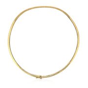 Bids.com 14k Yellow Gold Classic Omega Style Chain (6 mm) Necklaces White Smoke 16 / Yellow Gold,18 / Yellow Gold,20 / Yellow Gold