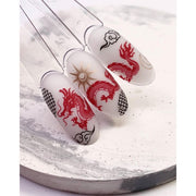 nbmsupply DARK 09 STAMPING PLATE  DARK09 Misty Rose