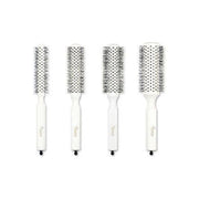Creative Pro Hair Tools Champion Italian Nylon Round Bristle Hair Brush Hair Brush White Smoke 1.",1.5",1.75",2."
