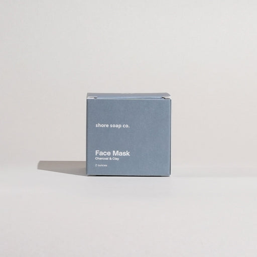 Shore Soap Co. Charcoal & Clay Mask Face Light Slate Gray