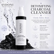 Sydoni Skincare and Beauty SYDONI DETOXIFYING CHARCOAL CLEANSER | Purify & Refresh Skin140g/ 5 fl. oz. Cleanser Lavender