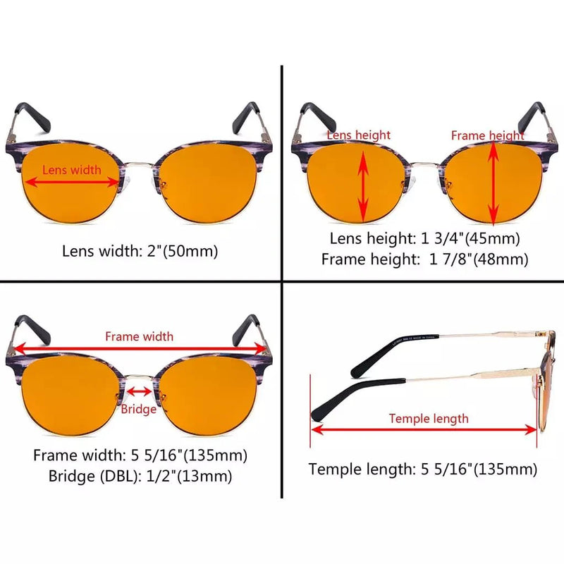eyekeeper.com Chic Blue Light Blocking Eyeglasses LX19001-BB98 Eyeglasses White Smoke Gold Black / without magnification,Gold Tortoise / without magnification,Silver / without magnification