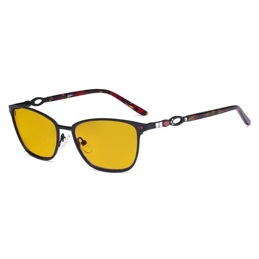 eyekeeper.com Chic Blue Light Blocking Eyeglasses LX19019-BB90 Eyeglasses White Smoke Black / without magnification,Purple / without magnification,Red / without magnification