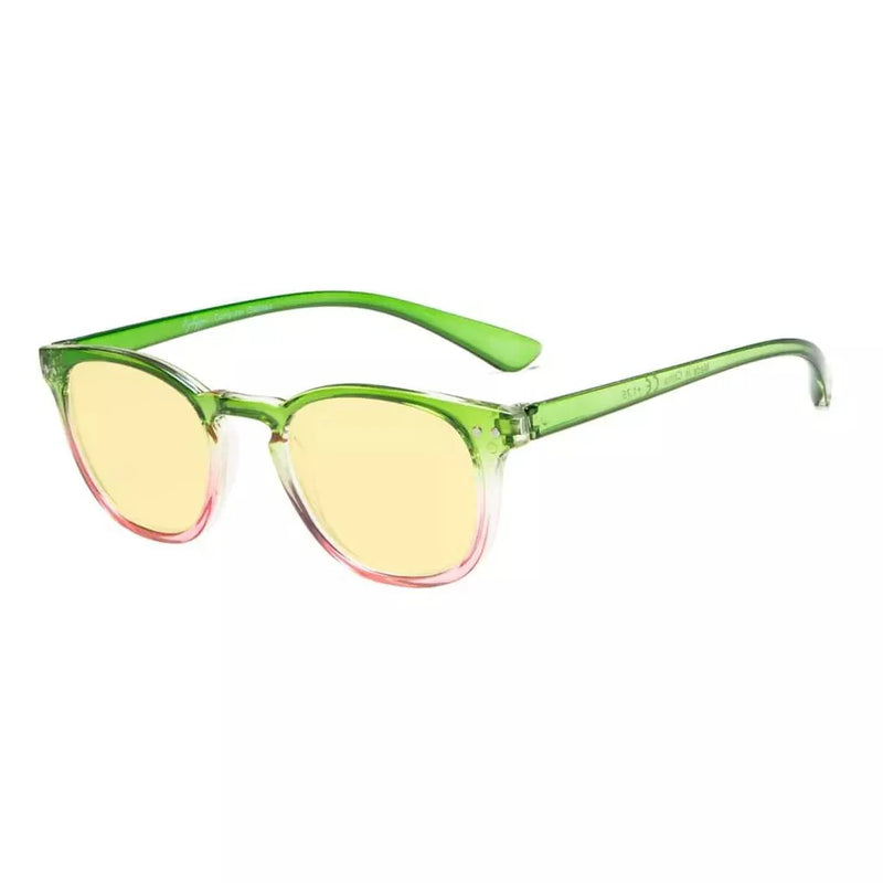 eyekeeper.com Chic Blue Light Blocking Reading Glasses TMCG144 Eyeglasses White Smoke Green / without magnification,Green / +0.50,Green / +0.75,Green / +1.00,Green / +1.25,Green / +1.50,Green / +1.75,Green / +2.00,Green / +2.25,Green / +2.50,Green / +2.75,Green / +3.00,Green / +3.50,Green / +4.00