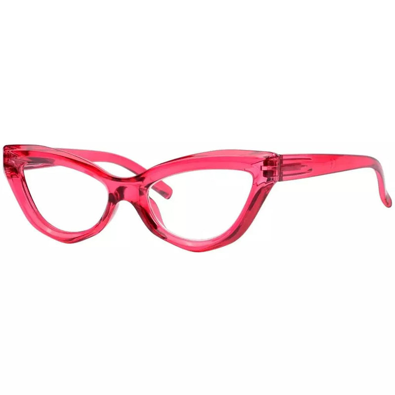 eyekeeper.com Chic Cat-eye Reading Glasses Stylish Readers R2033 Eyeglasses White Smoke Rose Red / without magnification,Rose Red / +0.50,Rose Red / +0.75,Rose Red / +1.00,Rose Red / +1.25,Rose Red / +1.50,Rose Red / +1.75,Rose Red / +2.00,Rose Red / +2.25,Rose Red / +2.50,Rose Red / +2.75,Rose Red / +3.00,Rose Red / +3.50,Rose Red / +4.00