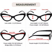 eyekeeper.com Chic Cat-eye Reading Glasses Stylish Readers R2033 Eyeglasses White Smoke Red / without magnification,Red / +0.50,Red / +0.75,Red / +1.00,Red / +1.25,Red / +1.50,Red / +1.75,Red / +2.00,Red / +2.25,Red / +2.50,Red / +2.75,Red / +3.00,Red / +3.50,Red / +4.00,Black / without magnification,Black / +0.50,Black / +0.75,Black / +1.00