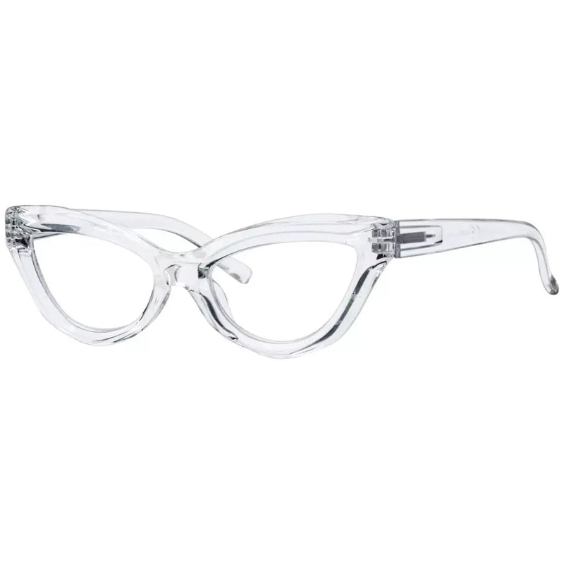 eyekeeper.com Chic Cat-eye Reading Glasses Stylish Readers R2033 Eyeglasses White Smoke Clear / without magnification,Clear / +0.50,Clear / +0.75,Clear / +1.00,Clear / +1.25,Clear / +1.50,Clear / +1.75,Clear / +2.00,Clear / +2.25,Clear / +2.50,Clear / +2.75,Clear / +3.00,Clear / +3.50,Clear / +4.00