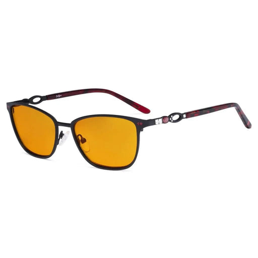 eyekeeper.com Chic Metal Blue Light Blocking Eyeglasses LX19019-BB98 Eyeglasses White Smoke Black / without magnification,Purple / without magnification,Red / without magnification