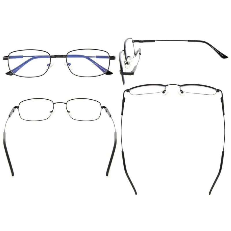 eyekeeper.com Chic Progressive Multifocus Reading Glasses Rectangle Readers M1703 Eyeglasses White Smoke Black / +1.00,Black / +1.50,Black / +2.00,Black / +2.50,Black / +3.00,Black / +3.50,Gold / +1.00,Gold / +1.50,Gold / +2.00,Gold / +2.50,Gold / +3.00,Gold / +3.50,Gunmetal / +1.00,Gunmetal / +1.50,Gunmetal / +2.50,Gunmetal / +3.00,Silver / +1.50,Silver / +