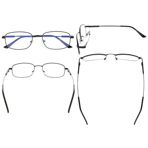 eyekeeper.com Chic Progressive Multifocus Reading Glasses Rectangle Readers M1703 Eyeglasses White Smoke Black / +1.00,Black / +1.50,Black / +2.00,Black / +2.50,Black / +3.00,Black / +3.50,Gold / +1.00,Gold / +1.50,Gold / +2.00,Gold / +2.50,Gold / +3.00,Gold / +3.50,Gunmetal / +1.00,Gunmetal / +1.50,Gunmetal / +2.50,Gunmetal / +3.00,Silver / +1.50,Silver / +