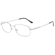eyekeeper.com Chic Progressive Multifocus Reading Glasses Rectangle Readers M1703 Eyeglasses White Smoke Silver / +1.50,Silver / +2.00,Silver / +2.50,Silver / +3.00