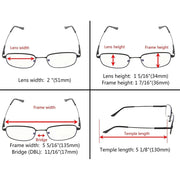 eyekeeper.com Chic Progressive Multifocus Reading Glasses Rectangle Readers M1703 Eyeglasses White Smoke Black / +1.00,Black / +1.50,Black / +2.00,Black / +2.50,Black / +3.00,Black / +3.50,Gold / +1.00,Gold / +1.50,Gold / +2.00,Gold / +2.50,Gold / +3.00,Gold / +3.50,Gunmetal / +1.00,Gunmetal / +1.50,Gunmetal / +2.50,Gunmetal / +3.00,Silver / +1.50,Silver / +