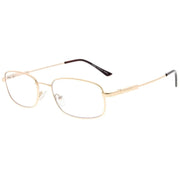 eyekeeper.com Chic Progressive Multifocus Reading Glasses Rectangle Readers M1703 Eyeglasses White Smoke Gold / +1.00,Gold / +1.50,Gold / +2.00,Gold / +2.50,Gold / +3.00,Gold / +3.50