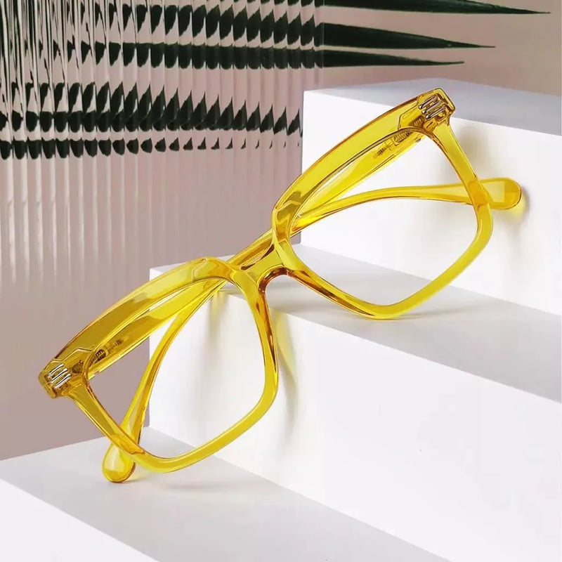 eyekeeper.com Chic Reading Glasses Classic Rectangle Readers R2108 Eyeglasses White Smoke Black / without magnification,Black / +0.50,Black / +0.75,Black / +1.00,Black / +1.25,Black / +1.50,Black / +1.75,Black / +2.00,Black / +2.25,Black / +2.50,Black / +2.75,Black / +3.00,Black / +3.25,Black / +3.50,Black / +3.75,Black / +4.00,Yellow / withou