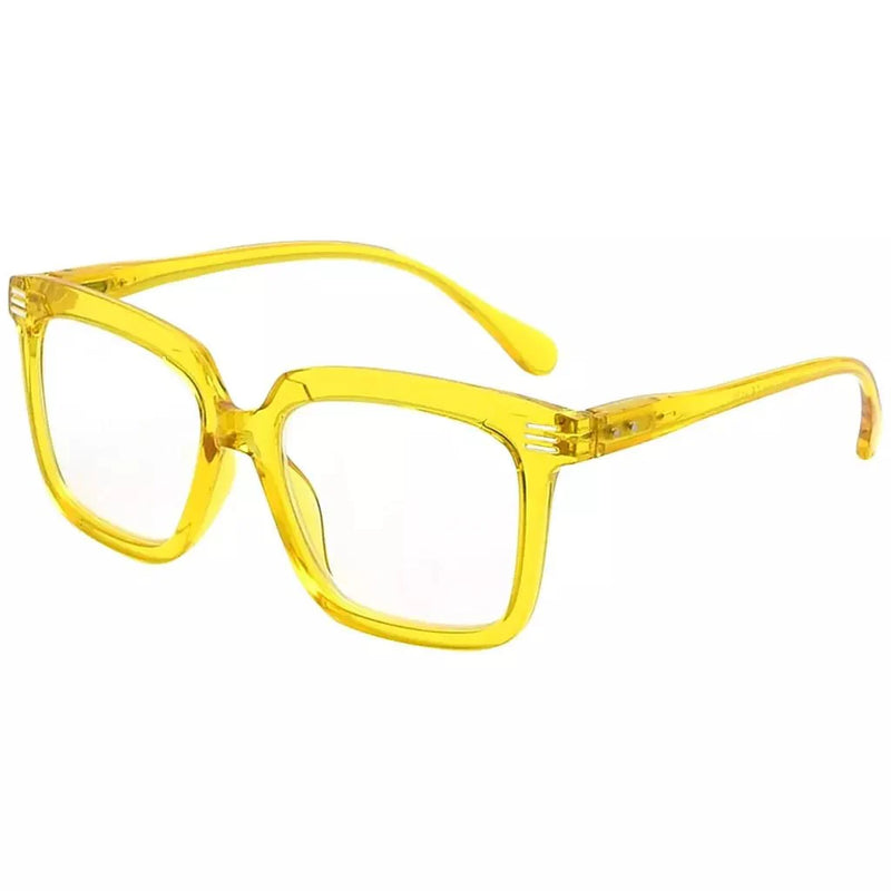 eyekeeper.com Chic Reading Glasses Classic Rectangle Readers R2108 Eyeglasses White Smoke Yellow / without magnification,Yellow / +0.50,Yellow / +0.75,Yellow / +1.00,Yellow / +1.25,Yellow / +1.50,Yellow / +1.75,Yellow / +2.00,Yellow / +2.25,Yellow / +2.50,Yellow / +2.75,Yellow / +3.00,Yellow / +3.25,Yellow / +3.50,Yellow / +3.75,Yellow / +4.00