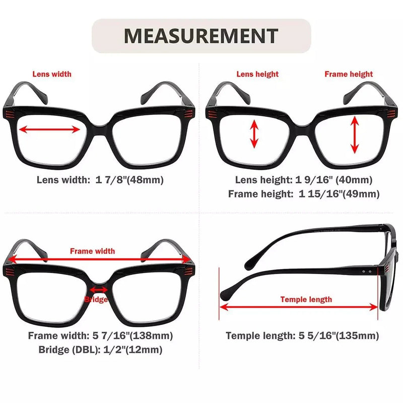 eyekeeper.com Chic Reading Glasses Classic Rectangle Readers R2108 Eyeglasses White Smoke Black / without magnification,Black / +0.50,Black / +0.75,Black / +1.00,Black / +1.25,Black / +1.50,Black / +1.75,Black / +2.00,Black / +2.25,Black / +2.50,Black / +2.75,Black / +3.00,Black / +3.25,Black / +3.50,Black / +3.75,Black / +4.00,Yellow / withou