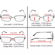 eyekeeper.com Chic Rectangle Multifocal Progressive Reading Glasses M1701 Eyeglasses White Smoke Black / +1.75,Gold / +1.00,Gold / +1.50,Gold / +2.00,Gold / +2.50,Gold / +3.00,Gunmetal / +1.00,Gunmetal / +1.75,Silver / +1.00,Silver / +1.50,Silver / +1.75,Silver / +3.00