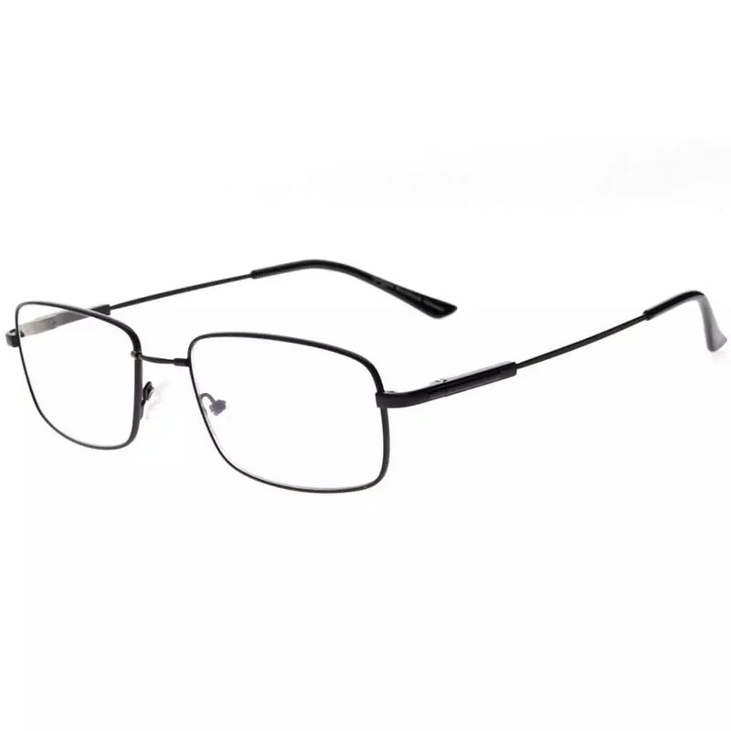 eyekeeper.com Chic Rectangle Multifocal Progressive Reading Glasses M1701 Eyeglasses White Smoke Black / +1.75