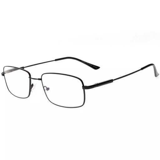 eyekeeper.com Chic Rectangle Multifocal Progressive Reading Glasses M1701 Eyeglasses White Smoke Black / +1.75