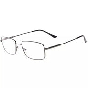 eyekeeper.com Chic Rectangle Multifocal Progressive Reading Glasses M1701 Eyeglasses White Smoke Gunmetal / +1.00,Gunmetal / +1.75