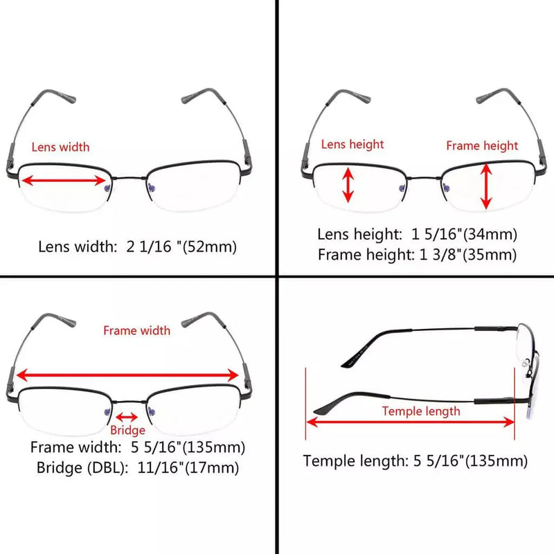 eyekeeper.com Chic Rectangle Progressive Multifocus Reading Glasses M1704 Eyeglasses White Smoke Black / +1.00,Black / +1.25,Black / +1.50,Black / +1.75,Black / +2.00,Black / +2.25,Black / +2.50,Black / +3.00,Gold / +1.00,Gold / +1.25,Gold / +1.50,Gold / +1.75,Gold / +2.00,Gold / +2.25,Gold / +2.50,Gold / +3.00,Gunmetal / +1.00,Gunmetal / +1.25,Gunme